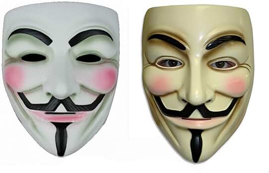 GUY FAWKES  2022 South Korea 2 oz Silver Guy Fawkes Mask Stacker Light